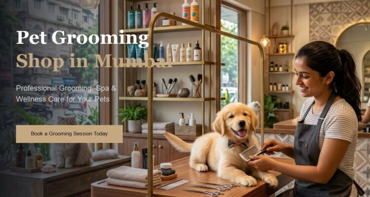 Pet Grooming Shop in Mumbai - Haute Dog Juhu Salon Banner